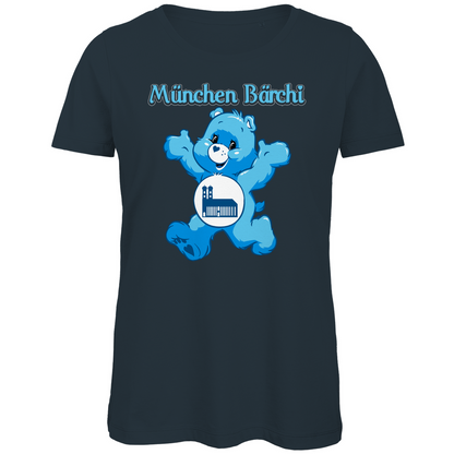 München Bärchi - Glücksbärchi - Damen Premium Bio T-Shirt Dark Grey