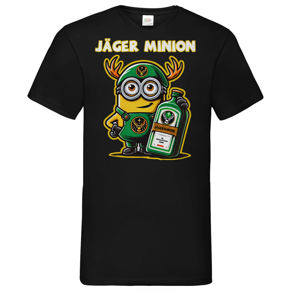 Jäger Minion - Herren V-Neck Shirt