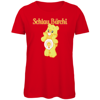 Schlau Bärchi - Glücksbärchi - Damen Premium Bio T-Shirt Red