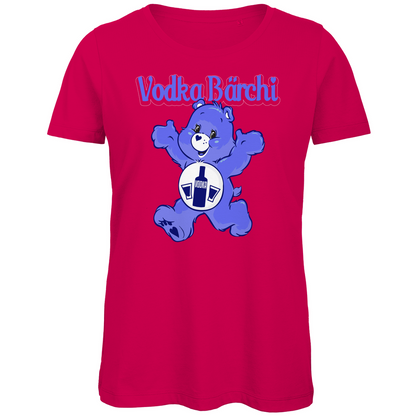 Vodka Bärchi - Glücksbärchi - Damen Premium Bio T-Shirt Fuchsia