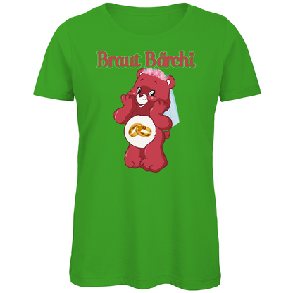 Braut Bärchi - Glücksbärchi - Damen Premium Bio T-Shirt Real Green