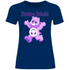 Elektro Bärchi - Glücksbärchi - Damenshirt Navy