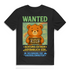 Herren Premium Bio T-Shirt Wanted Glücksbärchi Wolkenland Extrem Gefährlich Süß Black
