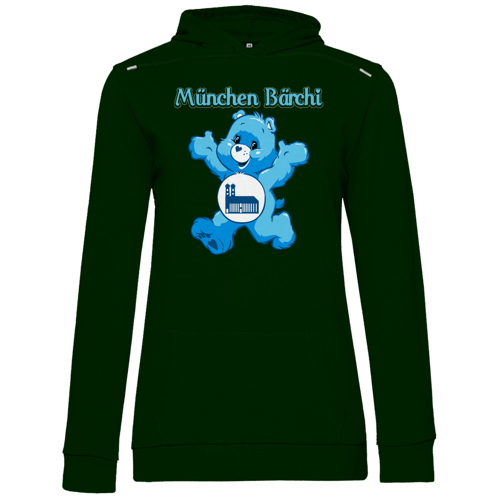 München Bärchi - Glücksbärchi - Damen Hoodie Forest Green