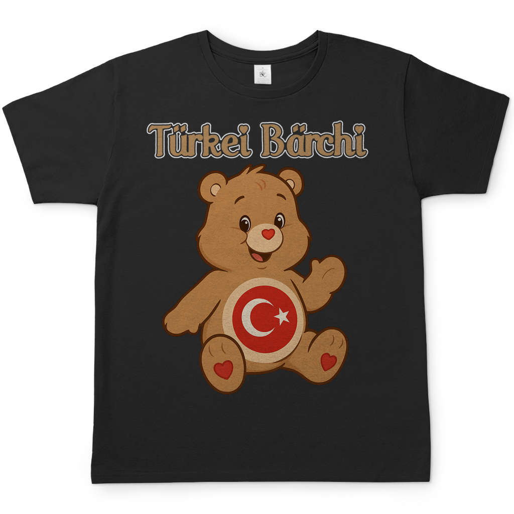 Türkei Bärchi - Glücksbärchi - Herren T-Shirt Black