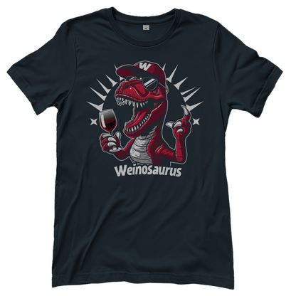 Weinosaurus - Damenshirt Dark Grey Solid