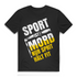 Männer Funshirt – Nur Sprit hält fit – Witziges Bier T-Shirt Black