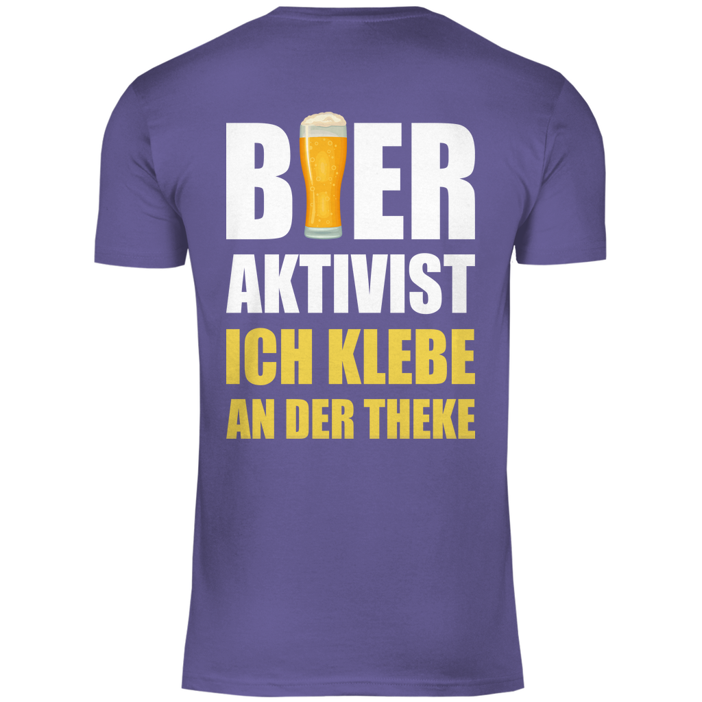 Bier Aktivist Ich klebe an der Theke - Herren Shirt