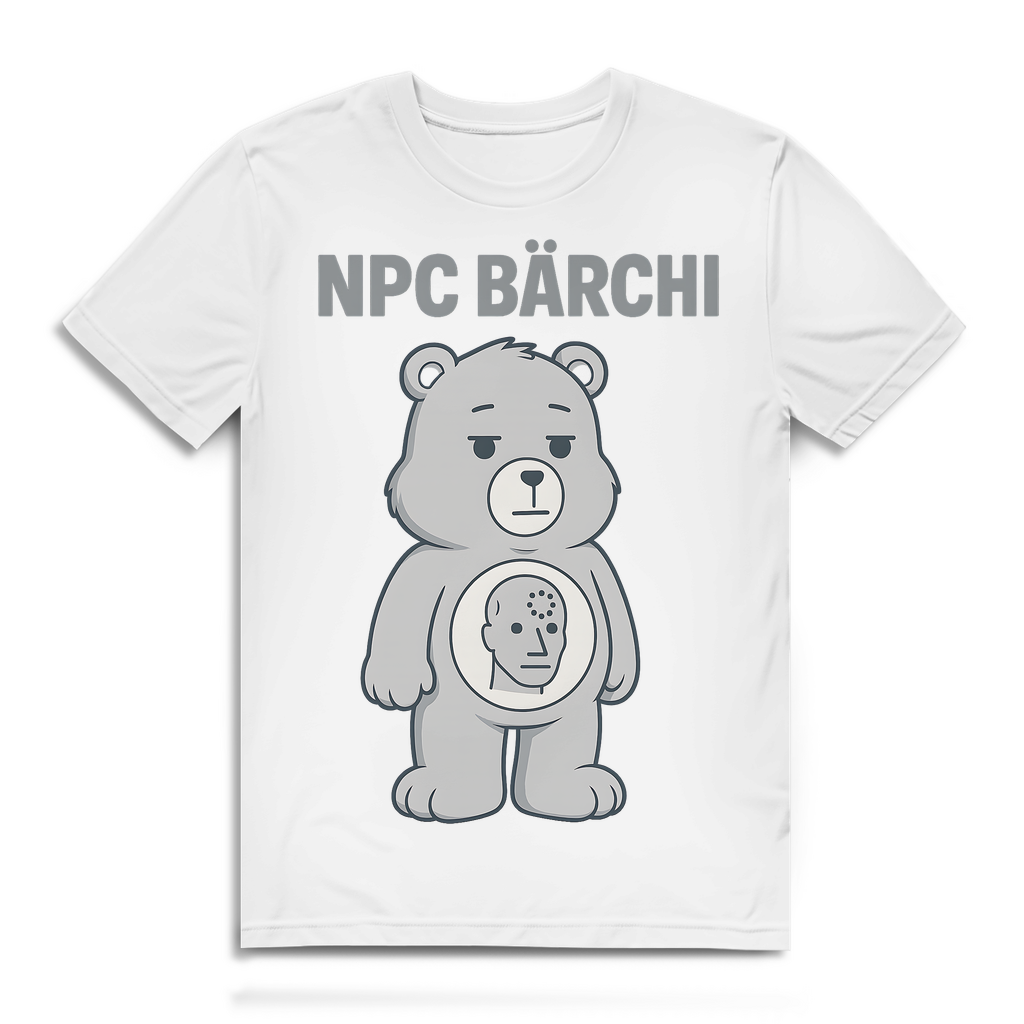 NPC Bärchi - Glücksbärchi - Herren Premium Bio T-Shirt White