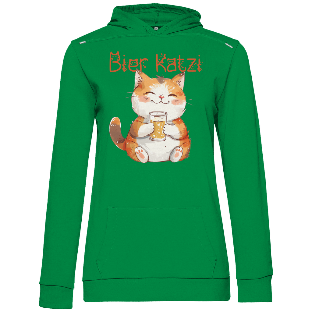 Bier Katzi Katze - Damen Hoodie