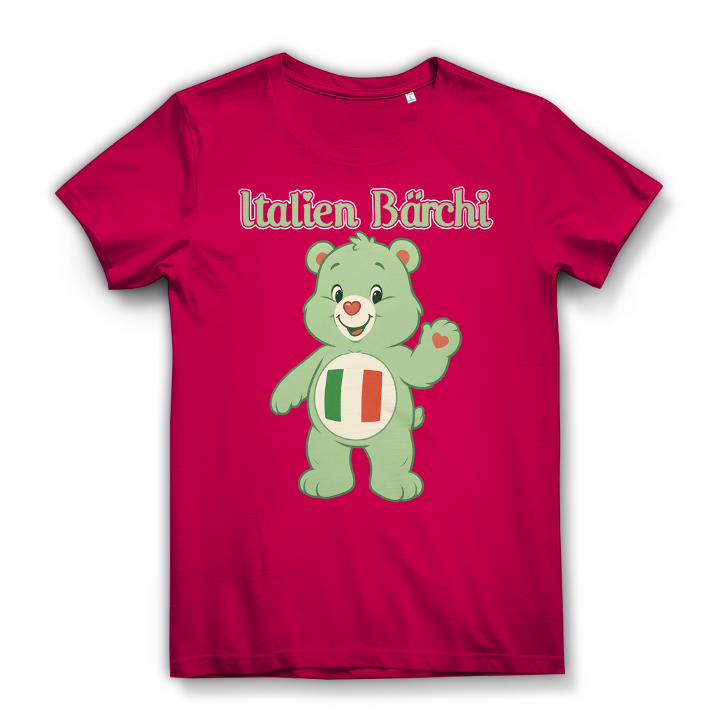 Italien Bärchi - Glücksbärchi - Damen Premium Bio T-Shirt Fuchsia