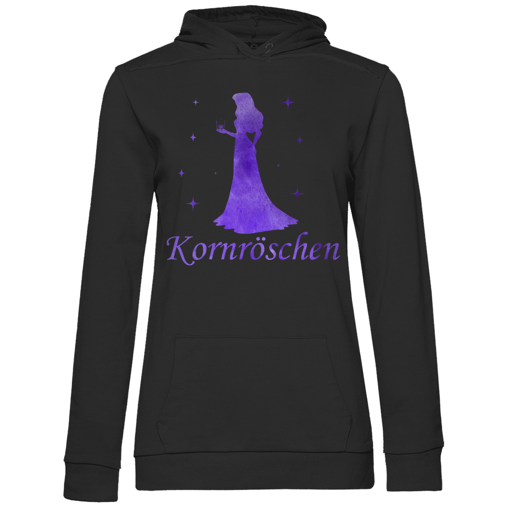 Kornröschen - Prinzessin Aquarell - Damen Hoodie Black