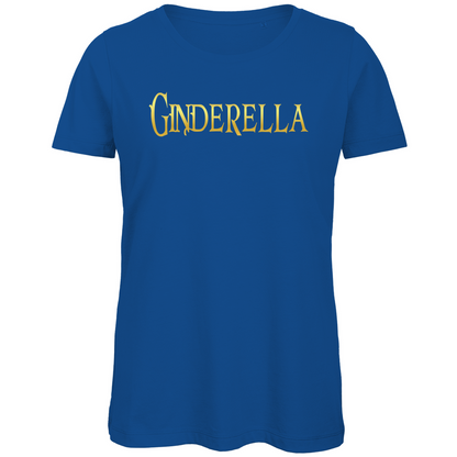 Ginderella - Prinzessin Gold - Damen Premium Bio T-Shirt Royal Blue