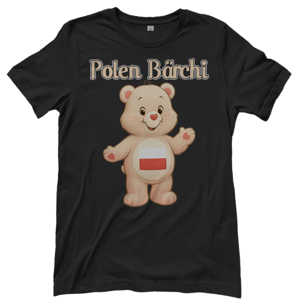 Polen Bärchi - Glücksbärchi - Damen T-Shirt Black