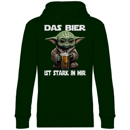 Das Bier ist stark in mir - Baby Yoda Grogu - Unisex Hoodie