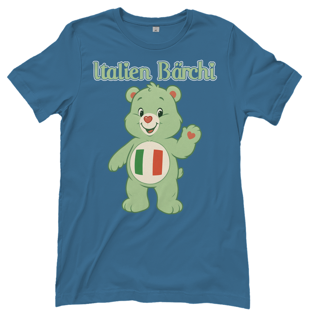 Italien Bärchi - Glücksbärchi - Damen T-Shirt Stone Blue