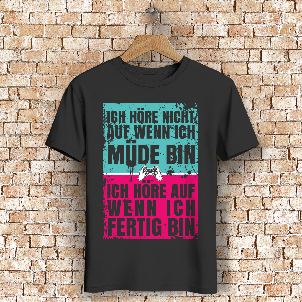 Zocken bis zum Ende – Gaming T-Shirt für echte Durchspieler