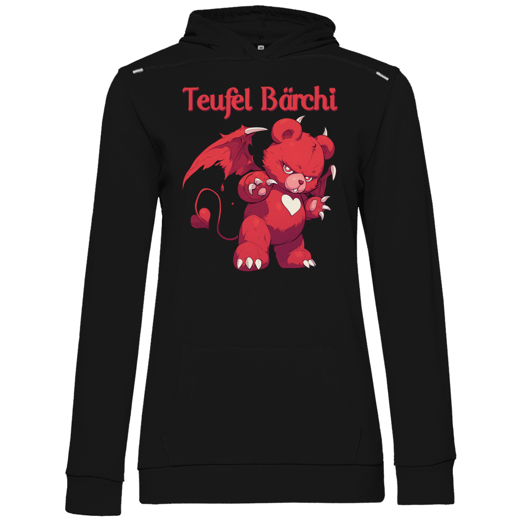 Teufel Bärchi - Glücksbärchi - Damen Hoodie Black