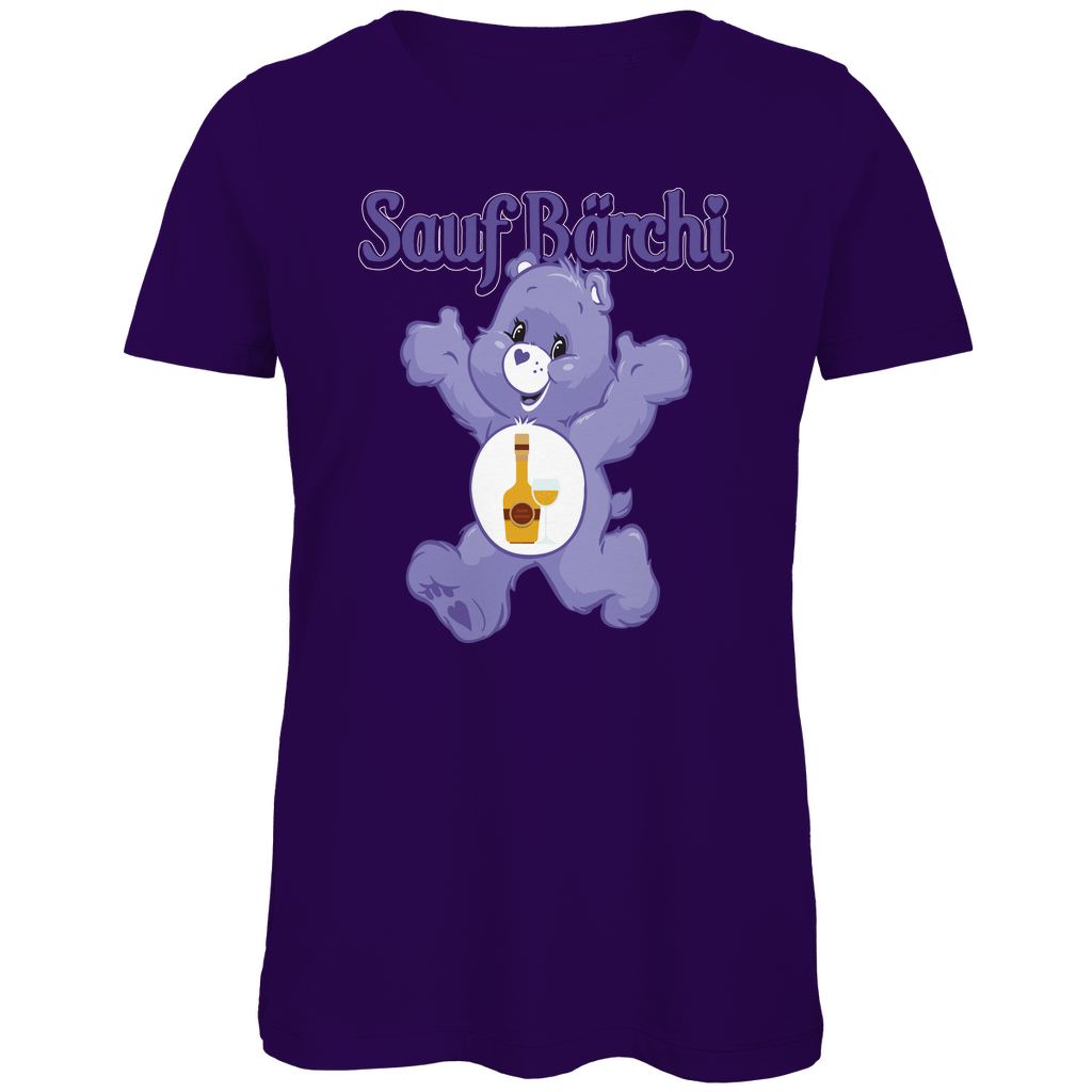 Sauf Bärchi - Glücksbärchi - Damen Premium Bio T-Shirt Urban Purple