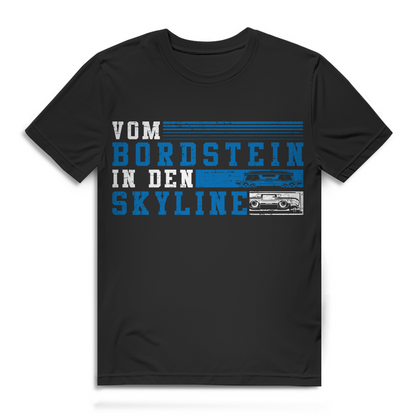 Nissan Skyline Shirt Männer – Vom Bordstein in den Skyline – GTR JDM Auto Design