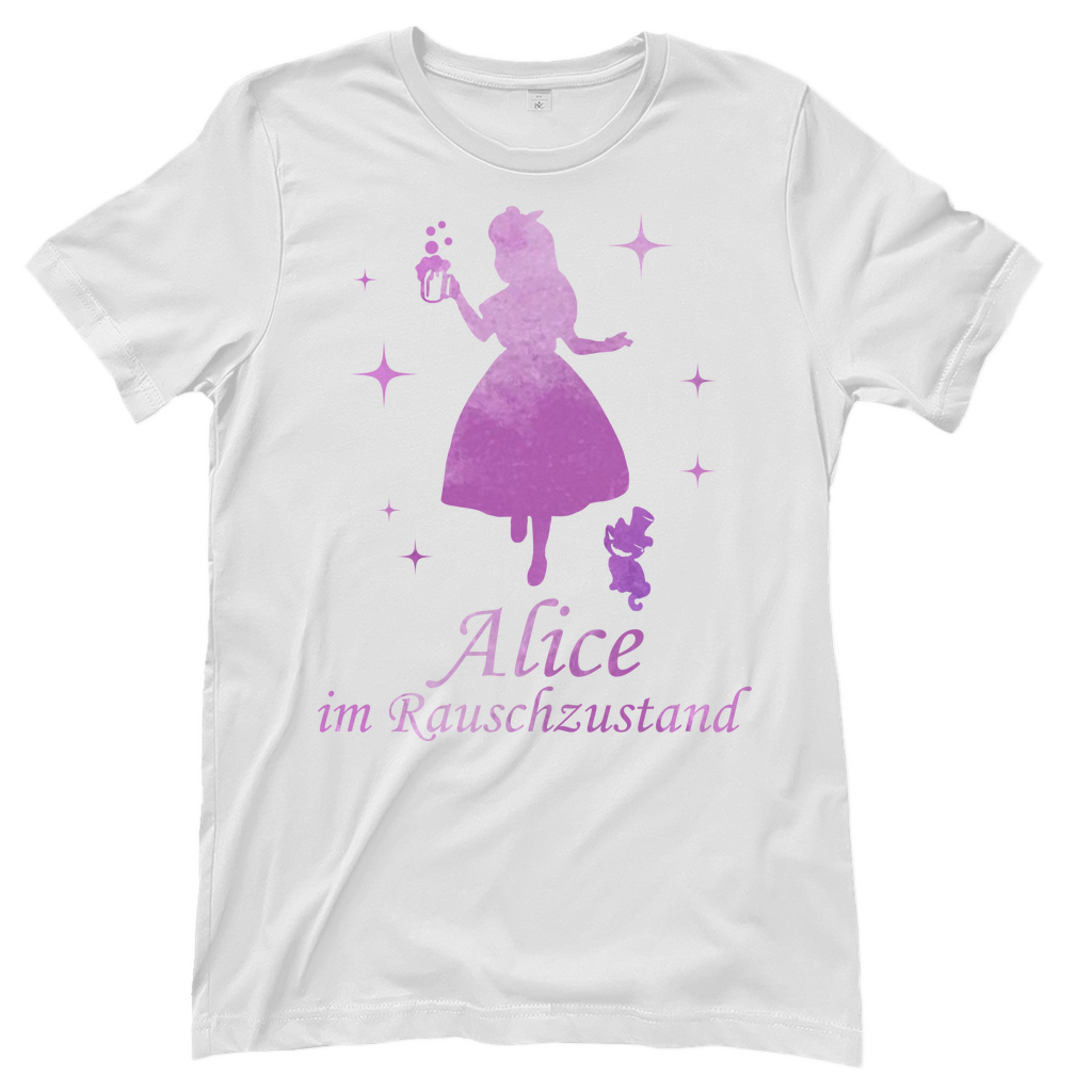 Alice im Rauschzustand - Prinzessin Aquarell - Damenshirt White