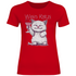 Wein Katzi Katze - Damenshirt Red