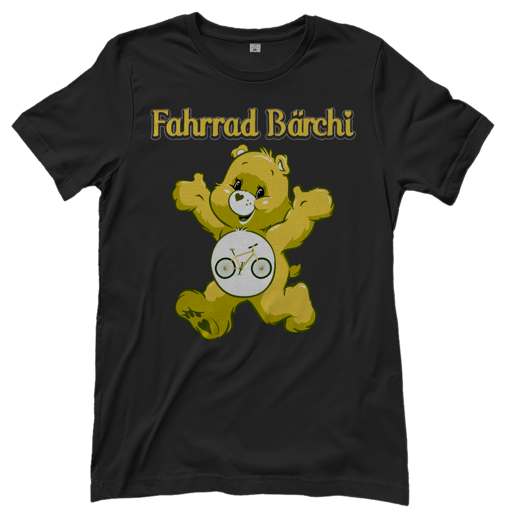 Fahrrad Bärchi - Glücksbärchi - Damenshirt Black