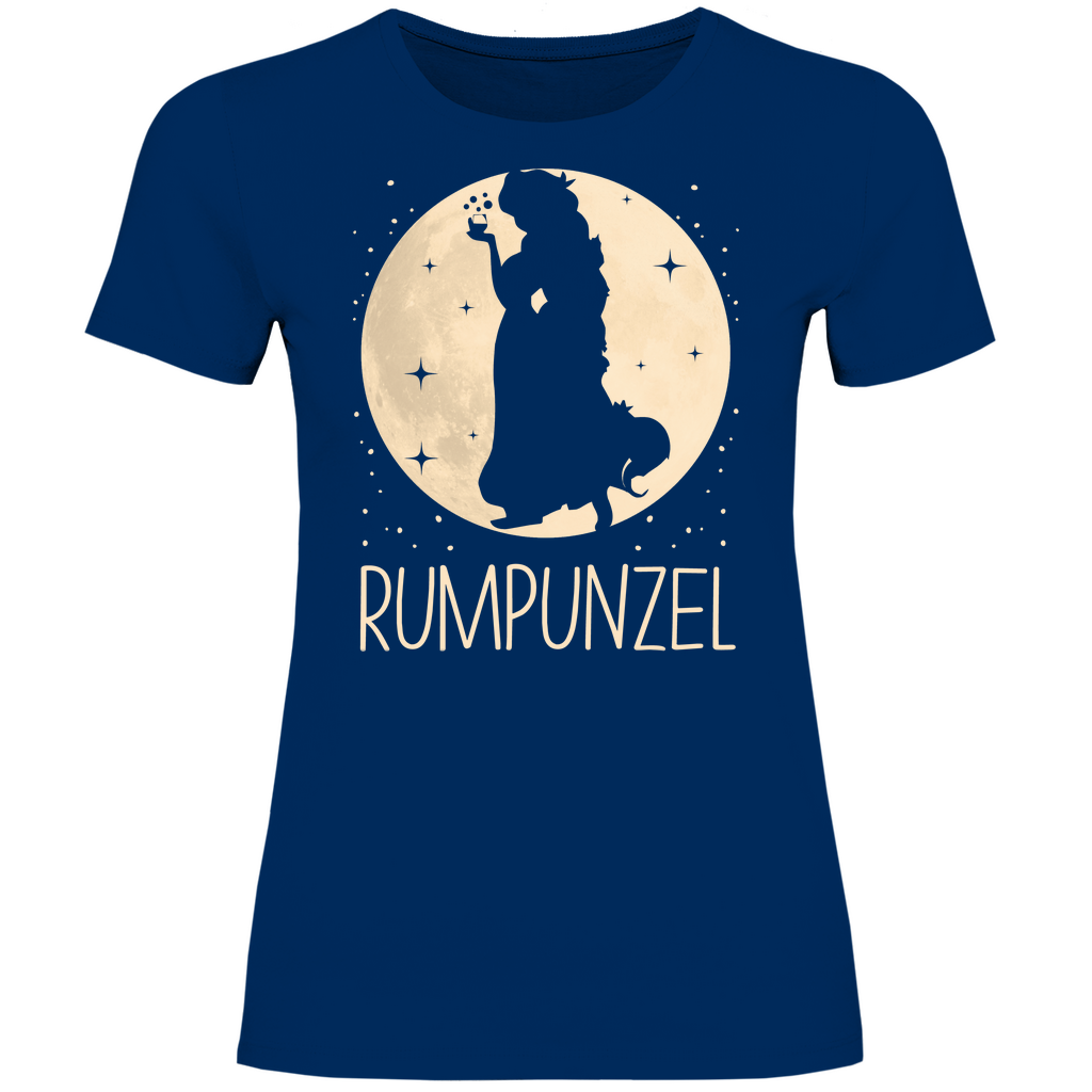 Mond Prinzessin - Rumpunzel - Damenshirt