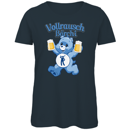 Vollrausch Bärchi - Glücksbärchi - Damen Premium Bio T-Shirt Dark Grey