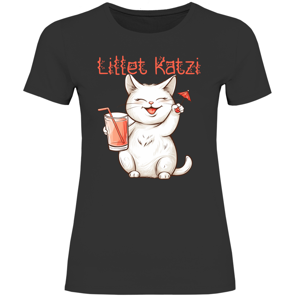 Lillet Katzi Katze - Damenshirt