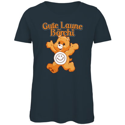 Gute Laune Bärchi - Glücksbärchi - Damen Premium Bio T-Shirt Dark Grey