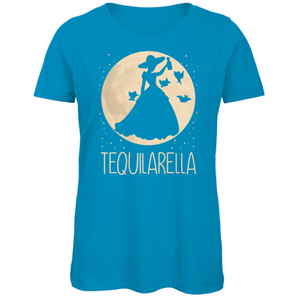 Mond Prinzessin - Tequilarella - Damen Premium Bio T-Shirt Atoll