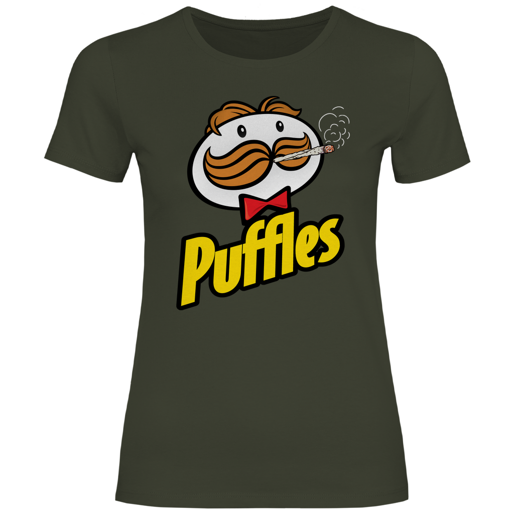 Puffles - Damenshirt Urban Khaki