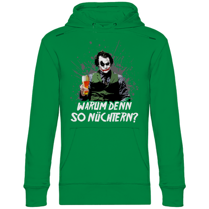 Warum denn so nüchtern? Joker - Unisex Hoodie Kelly Green