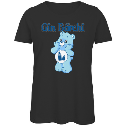 Gin Bärchi - Glücksbärchi - Damen Premium Bio T-Shirt Black