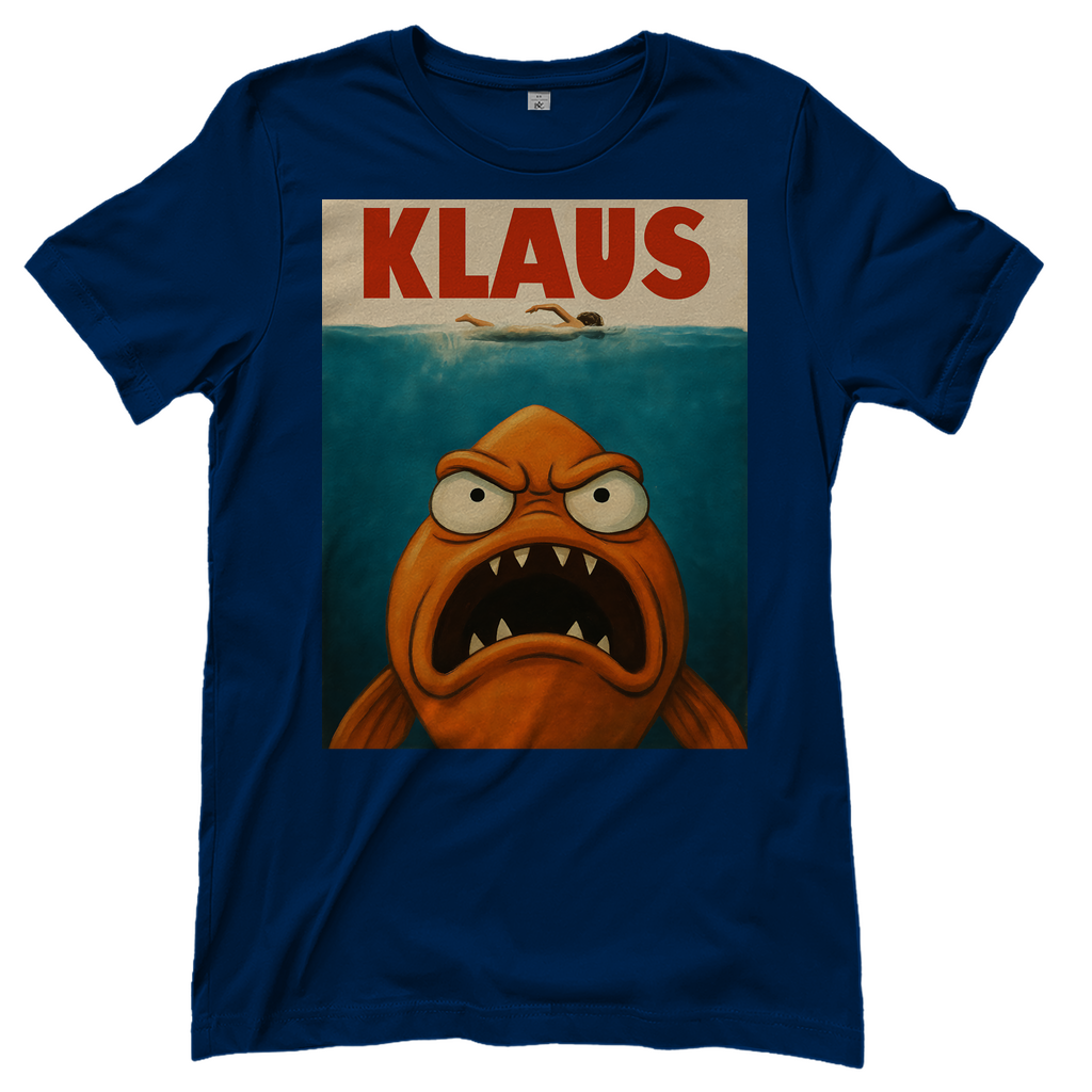 Klaus der Weiße Hai American Dad Mashup - Damen T-Shirt Navy