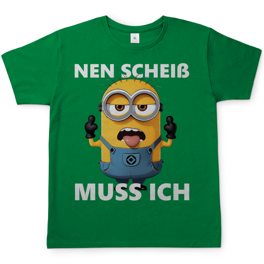 Herren T-Shirt – Nen Scheiß Muss Ich Minion