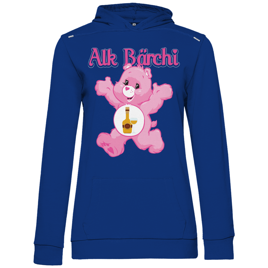 Alk Bärchi - Glücksbärchi - Damen Hoodie Royal