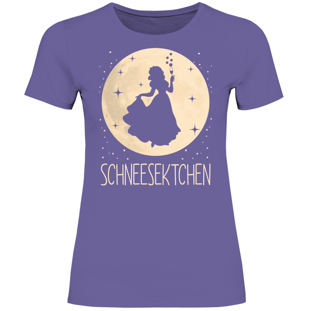 Mond Prinzessin - Schneesektchen - Damenshirt