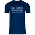Ich trinke keinen Alkohol nur Bier für mich danke - Herren Shirt Navy