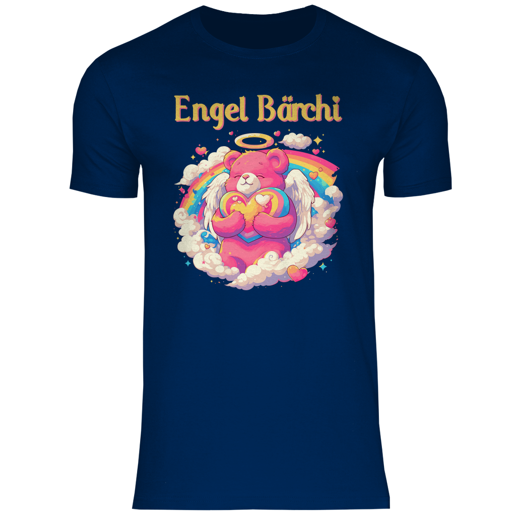 Engel Bärchi - Glücksbärchi - Herren Shirt Navy