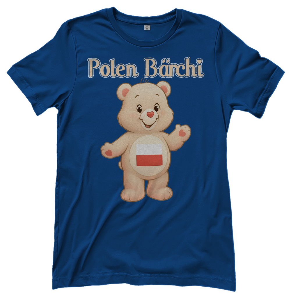 Polen Bärchi - Glücksbärchi - Damen T-Shirt Royal Blue