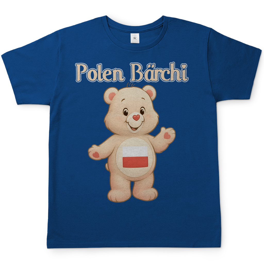 Polen Bärchi - Glücksbärchi - Herren T-Shirt Royal Blue