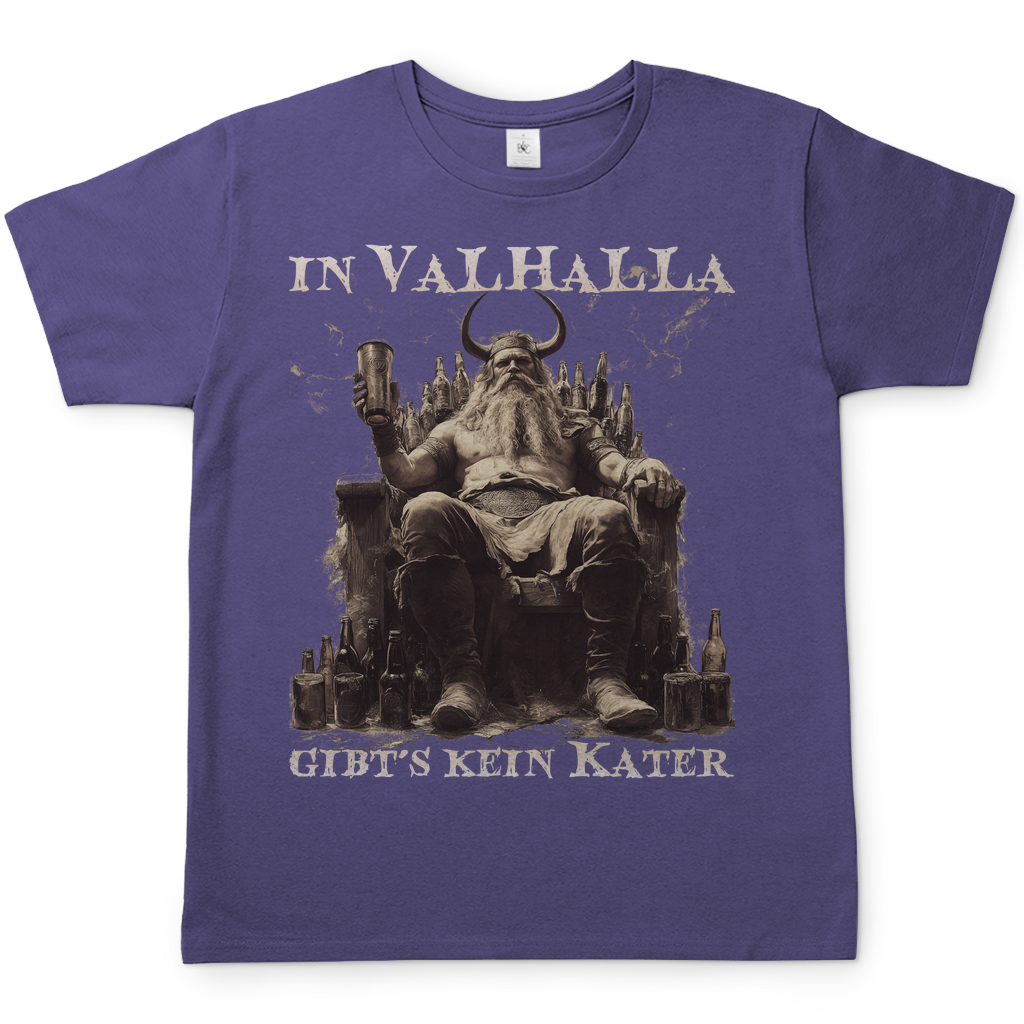 In Valhalla gibt´s kein Kater - Herren Shirt Millennial Lilac