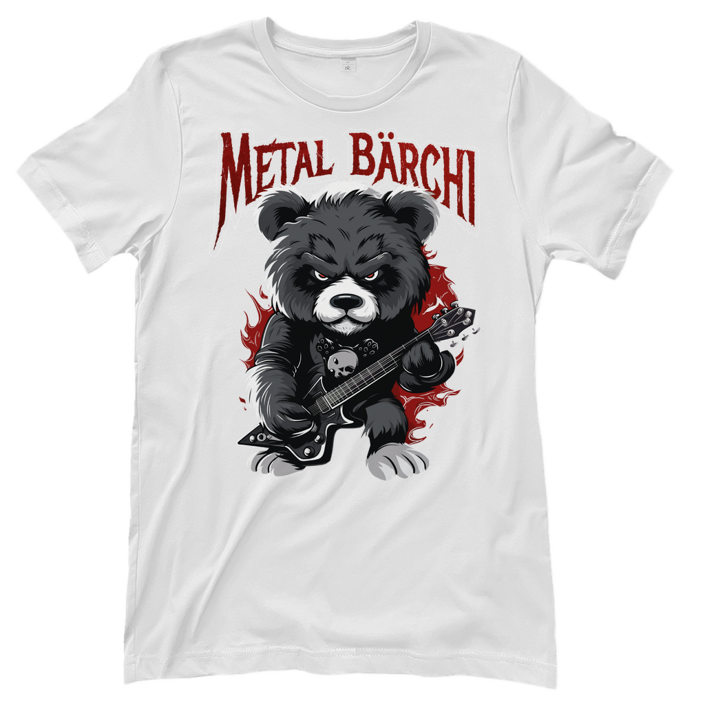 Metal Bärchi - Glücksbärchi - Damenshirt White