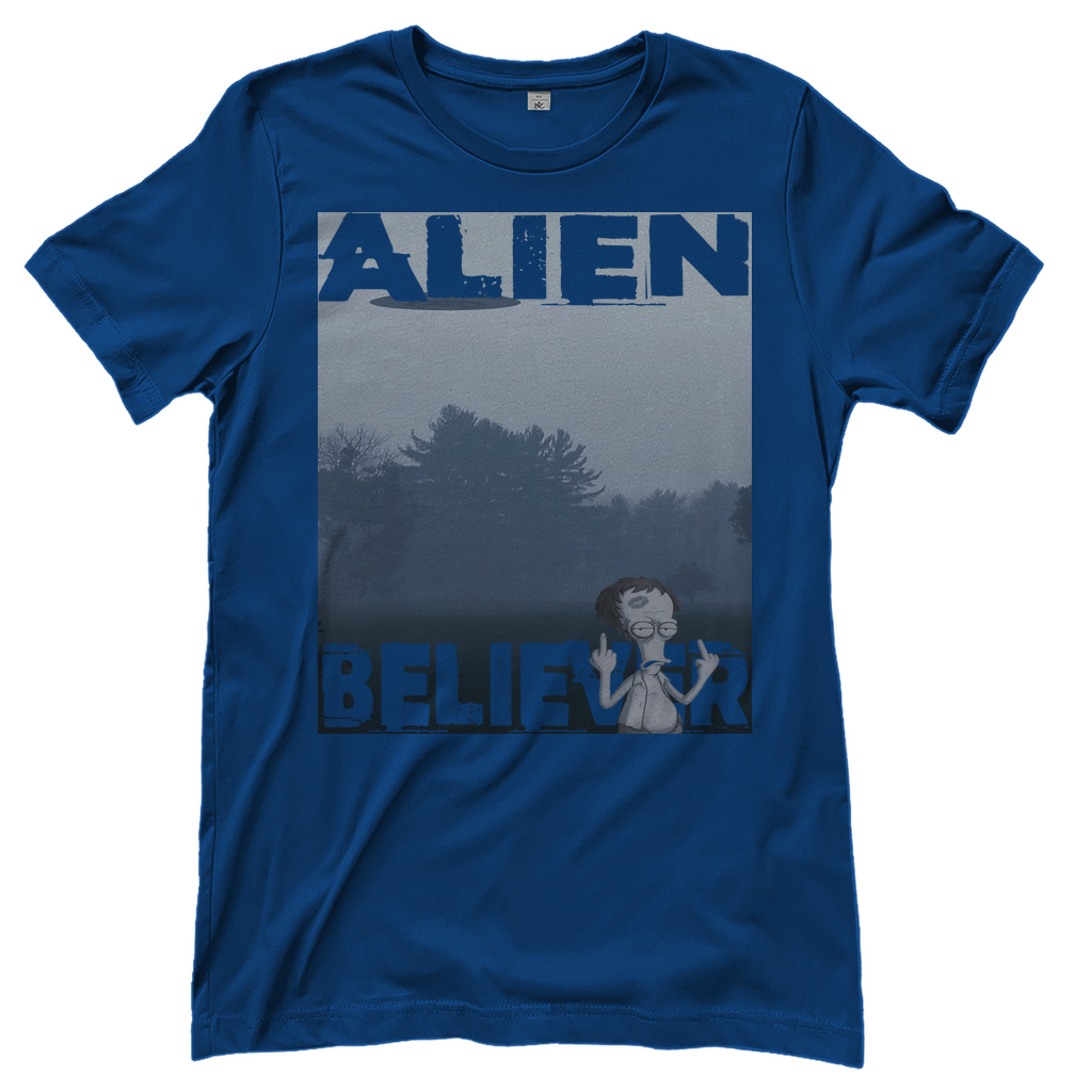 Alien Believer Roger - Damen T-Shirt Royal Blue