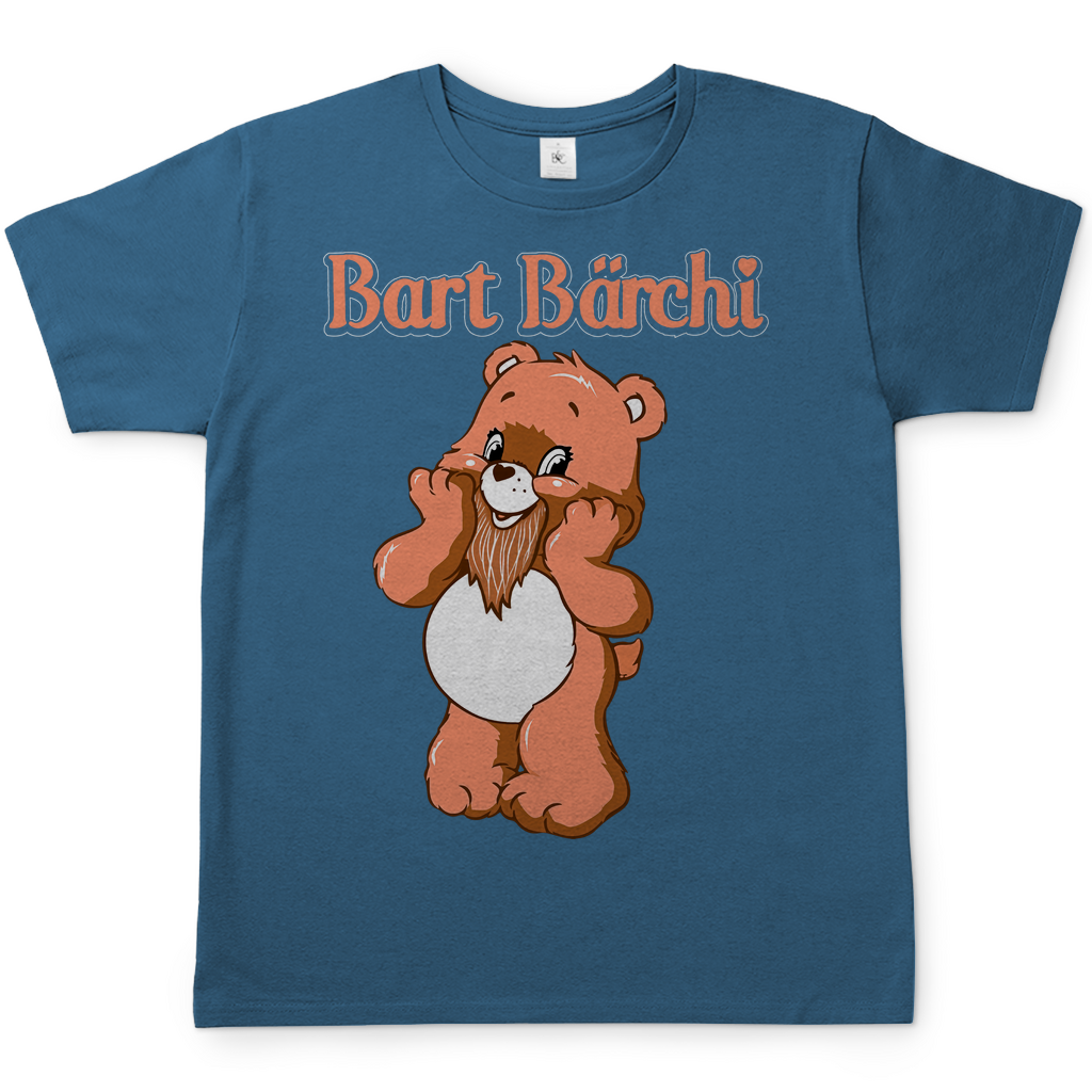 Bart Bärchi - Glücksbärchi - Herren Shirt Stone Blue