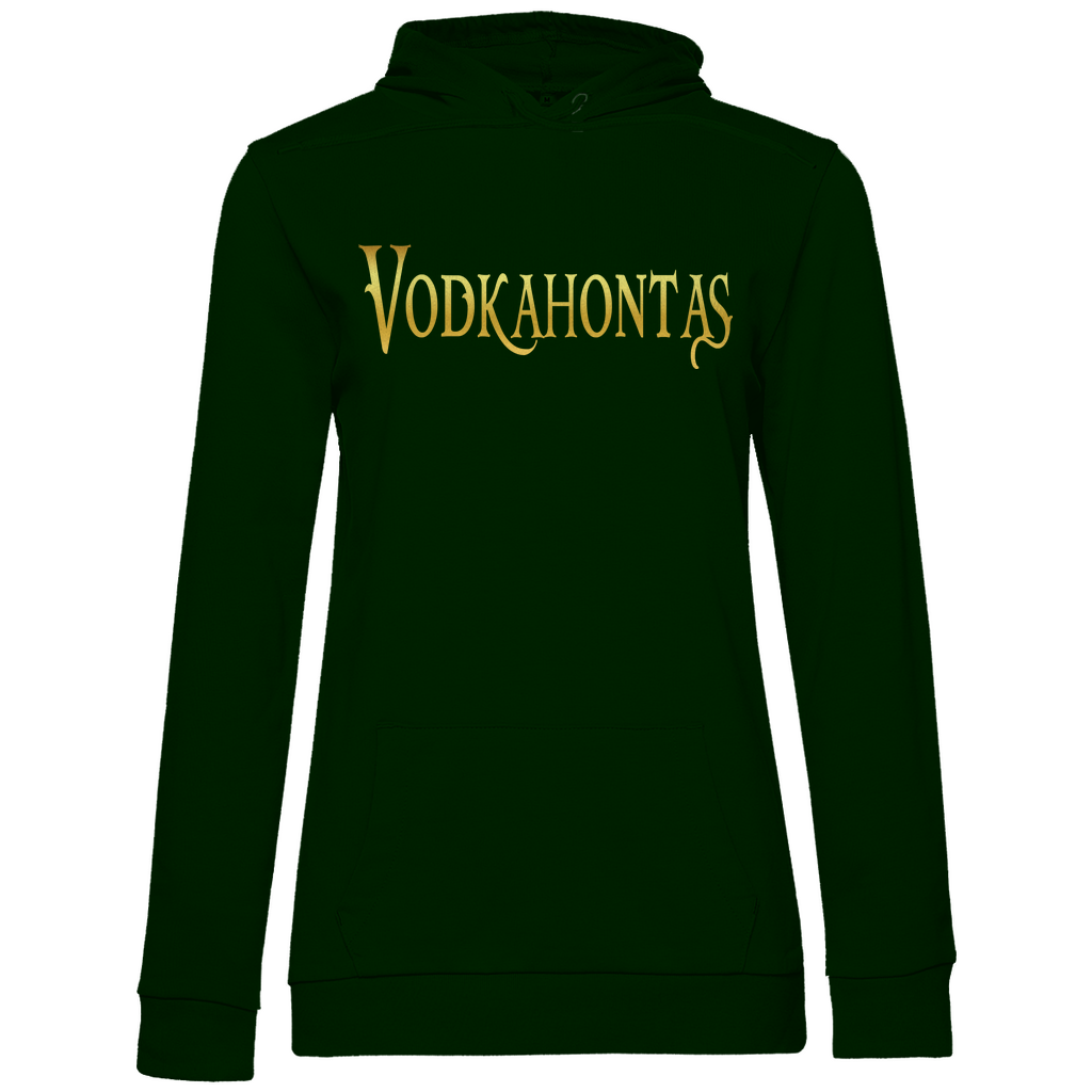 Vodkahontas - Prinzessin Gold - Damen Hoodie Forest Green