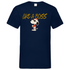 Peanuts Snoopy mit Bier Like a Boss - Herren V-Neck Shirt Navy