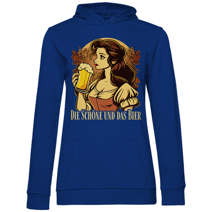 Die Schöne und das Bier Belle - Damen Hoodie
